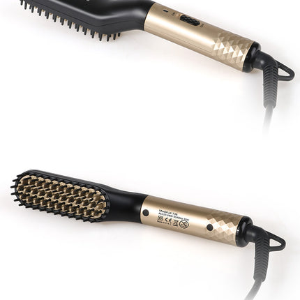 Multifunctional Hair Straightener Hair Comb Brush Men Beard Straightener Straightening
