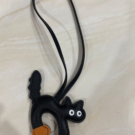 Mini CAT Leather Bag Pendant