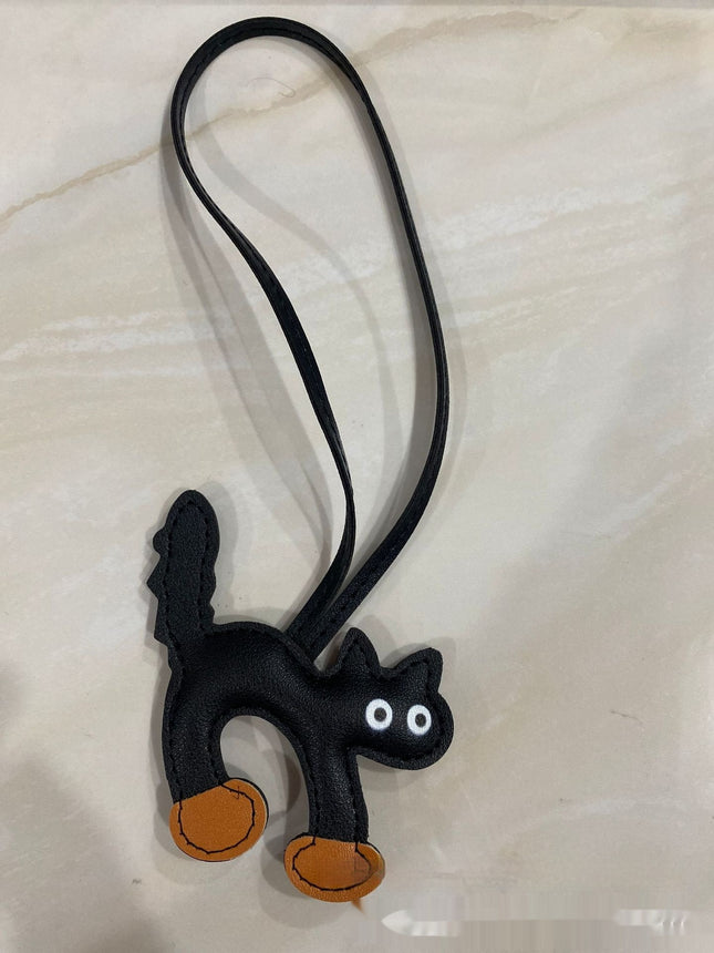 Mini CAT Leather Bag Pendant
