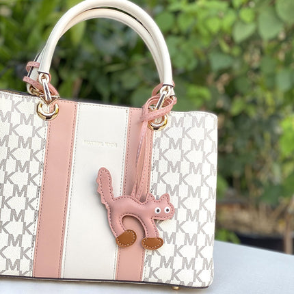 Mini CAT Leather Bag Pendant